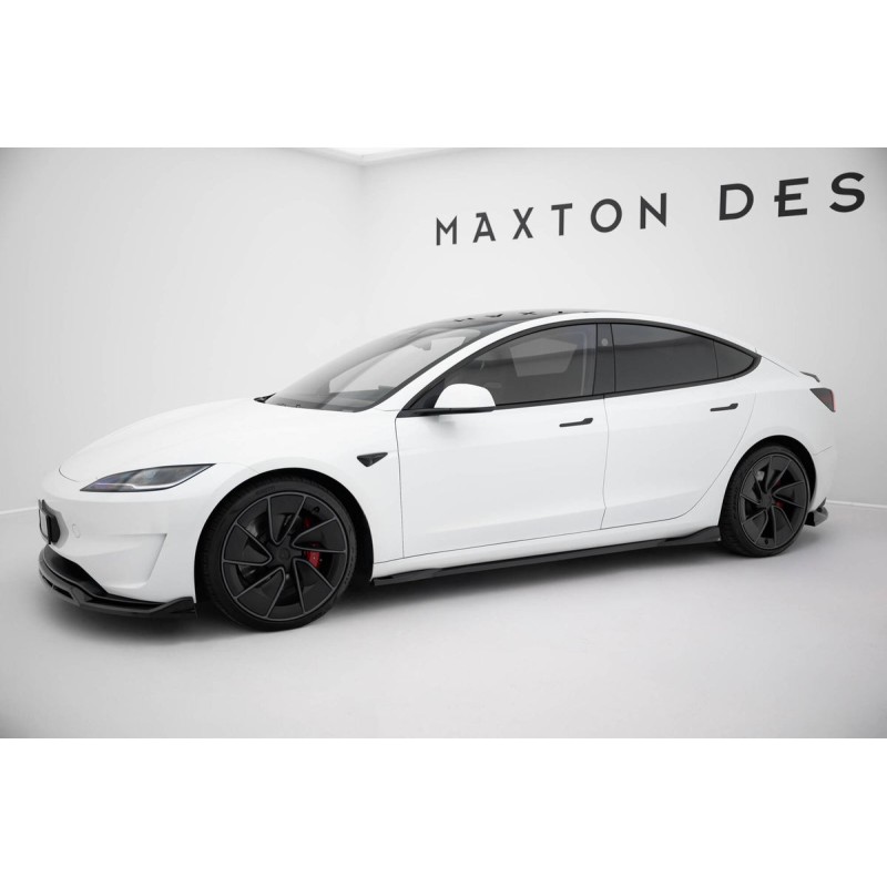 Kit carrosserie Maxton Design Tesla Model 3 Performance Mk1 restylée (2023+) : lame avant, bas de caisse, lame arrière, becquet