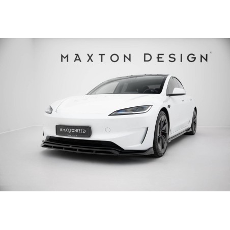 Kit carrosserie Maxton Design Tesla Model 3 Performance Mk1 restylée (2023+) : lame avant, bas de caisse, lame arrière, becquet