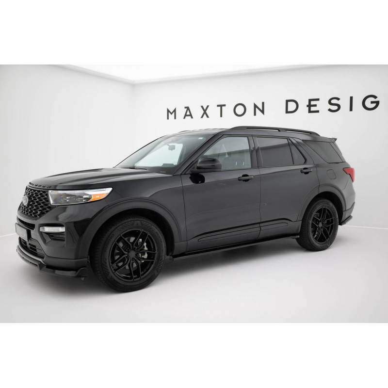 Kit carrosserie Maxton Design Ford Explorer XLT Mk6 (2019-2024) : lame avant, bas de caisse, lame arrière, becquet