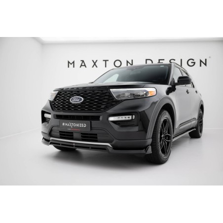Kit carrosserie Maxton Design Ford Explorer XLT Mk6 (2019-2024) : lame avant, bas de caisse, lame arrière, becquet