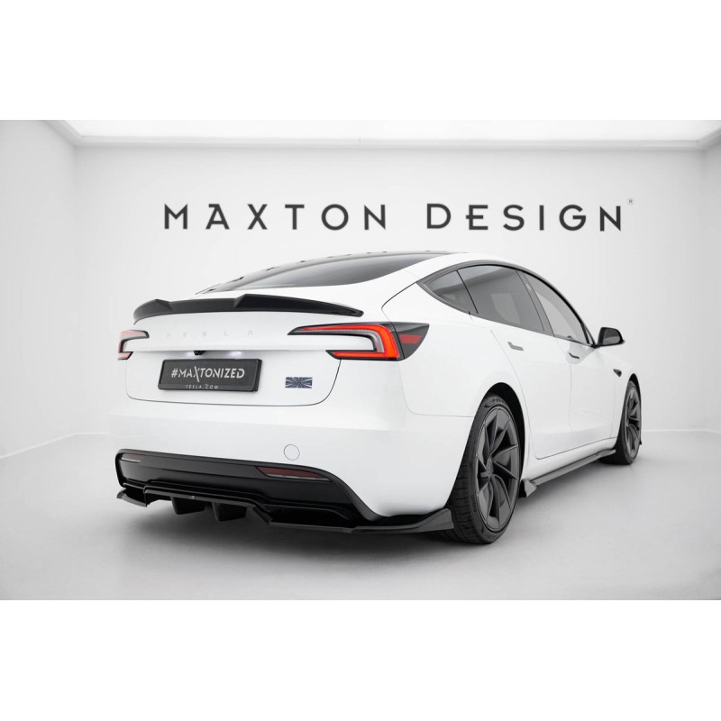 Kit carrosserie Maxton Design Tesla Model 3 Performance Mk1 restylée (2023+) : lame avant, bas de caisse, lame arrière, becquet