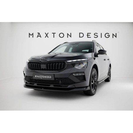 Kit carrosserie Maxton Design Skoda Kamiq Monte Carlo Mk1 restylée (2023+) : lame avant, bas de caisse, lame arrière, becquet
