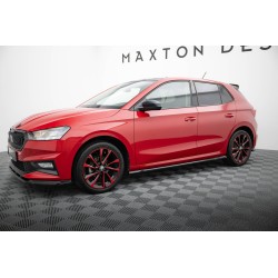Kit carrosserie Maxton Design Skoda Fabia Mk4 (2021+) : lame avant, bas de caisse, lame arrière, becquet