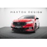 Kit carrosserie Maxton Design Skoda Fabia Mk4 (2021+) : lame avant, bas de caisse, lame arrière, becquet