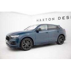 Kit carrosserie Maxton Design Audi Q8 Mk1 (2018-2023) : lame avant, bas de caisse, lame arrière, becquet
