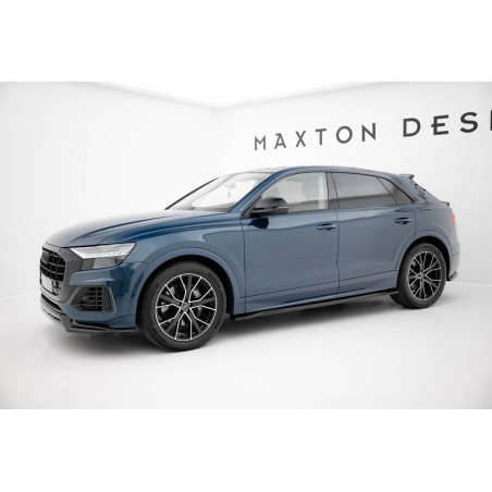 Kit carrosserie Maxton Design Audi Q8 Mk1 (2018-2023) : lame avant, bas de caisse, lame arrière, becquet