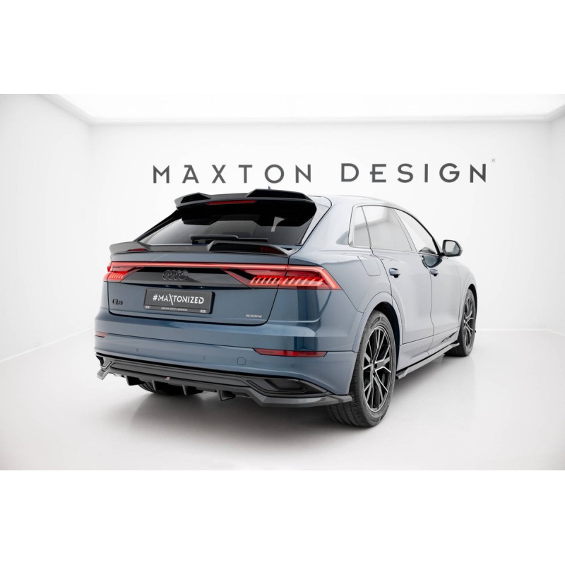 Kit carrosserie Maxton Design Audi Q8 Mk1 (2018-2023) : lame avant, bas de caisse, lame arrière, becquet