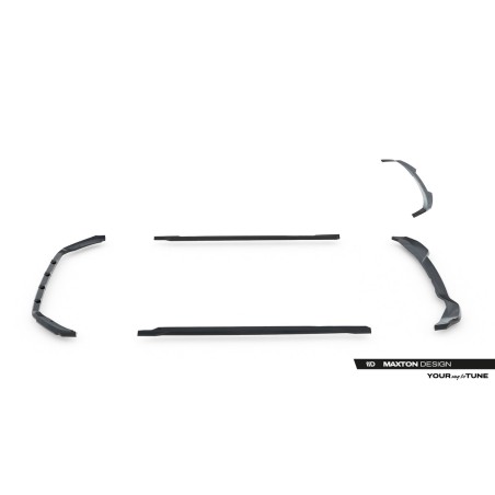 Kit carrosserie Maxton Design Skoda Fabia Mk4 (2021+) : lame avant, bas de caisse, lame arrière, becquet