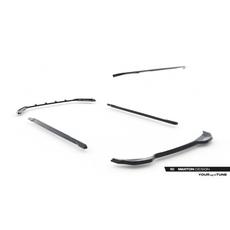 Kit carrosserie Maxton Design Skoda Fabia Mk4 (2021+) : lame avant, bas de caisse, lame arrière, becquet