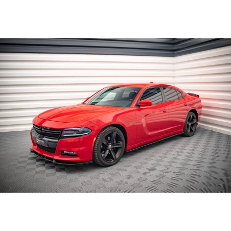 Kit carrosserie Maxton Design Dodge Charger RT Mk7 restylée (2014-2023) : lame avant, bas de caisse, lame arrière, becquet