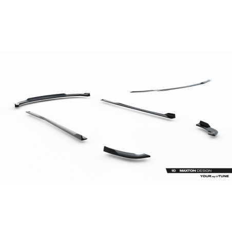 Kit carrosserie Maxton Design Dodge Charger SRT Mk7 restylée (2014-2023) : lame avant, bas de caisse, lames arrière, becquet