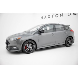 Kit carrosserie Maxton Design Ford Focus ST Mk3 restylée (2015-2018) : lame avant, bas de caisse, lames arrière, becquet