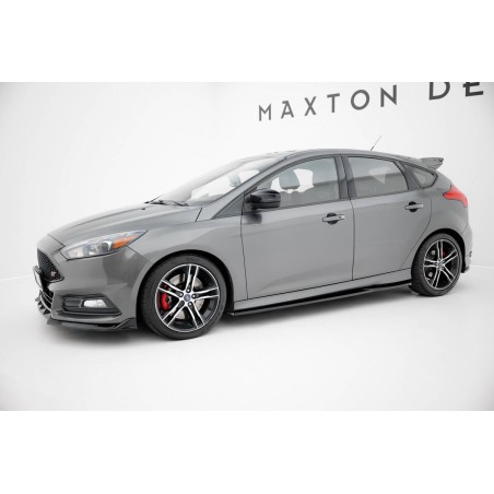 Kit carrosserie Maxton Design Ford Focus ST Mk3 restylée (2015-2018) : lame avant, bas de caisse, lames arrière, becquet