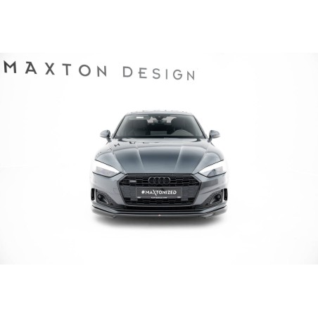 Kit carrosserie Maxton Design Audi A5 Sportback F5 restylée (2019-2024) : lame avant, bas de caisse, lame arrière, becquet