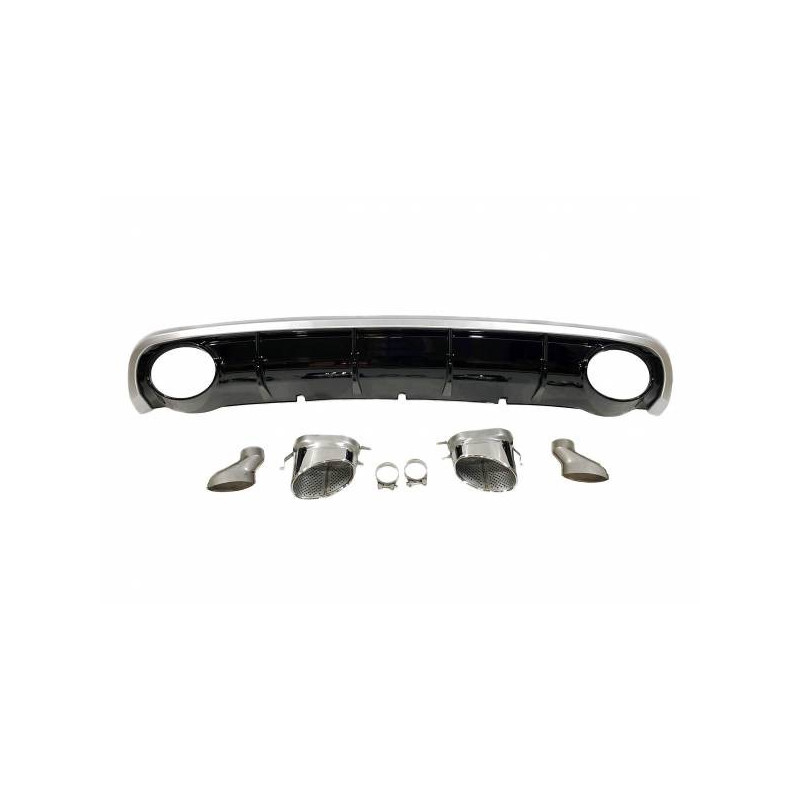 Diffuseur Arriere Audi A6 Sedan / Avant C7 2011-2014 Look RS6 ABS Tuning Tuning