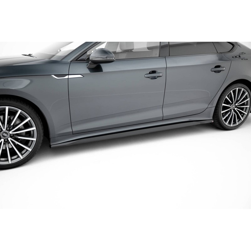 Kit carrosserie Maxton Design Audi A5 Sportback F5 restylée (2019-2024) : lame avant, bas de caisse, lame arrière, becquet