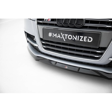 Kit carrosserie Maxton Design Audi TT S-Line 8J restylée (2011-2013) : lame avant, bas de caisse, lames arrière, becquet