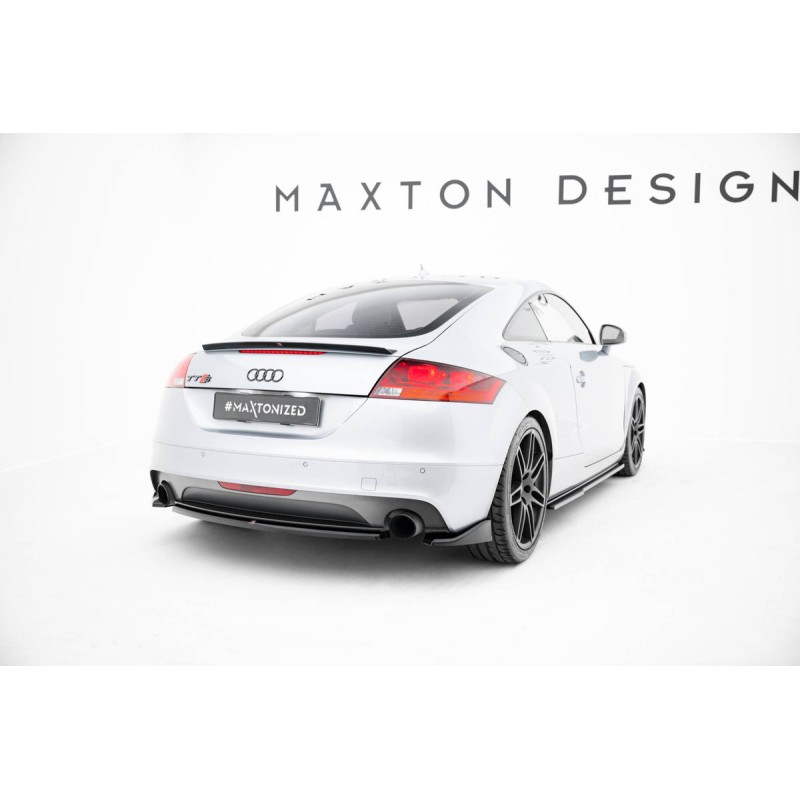 Kit carrosserie Maxton Design Audi TT S-Line 8J restylée (2011-2013) : lame avant, bas de caisse, lames arrière, becquet
