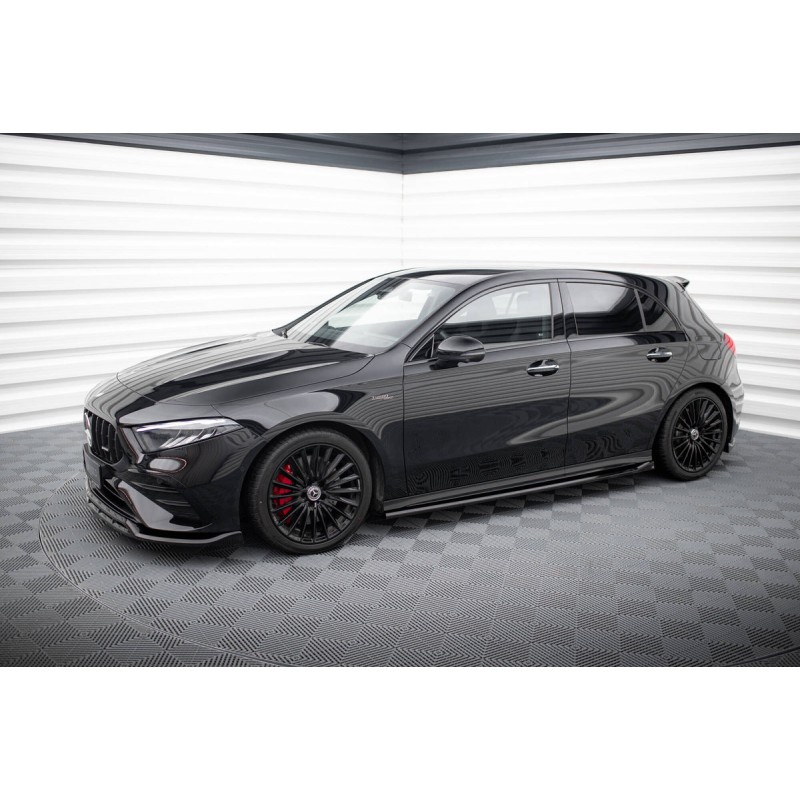 Kit carrosserie Maxton Design Mercedes-AMG A35 5 portes W177 restylée (2023+) : lame avant, bas de caisse, lame arrière, becquet