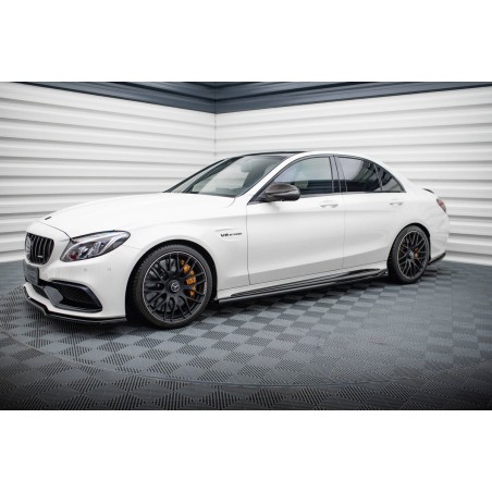 Kit carrosserie Maxton Design Mercedes-AMG C63 Berline / Break W205 / S205 (2015-2018) : lame avant, bas de caisse, lame arrière