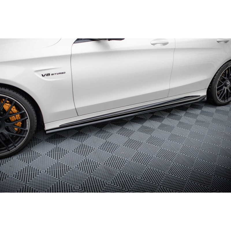 Kit carrosserie Maxton Design Mercedes-AMG C63 Berline / Break W205 / S205 (2015-2018) : lame avant, bas de caisse, lame arrière