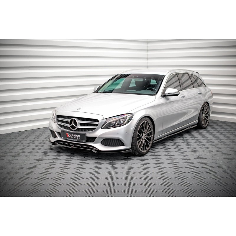 Kit carrosserie Maxton Design Mercedes-Benz Classe C W205 (2014-2018) : lame avant, bas de caisse, lame arrière