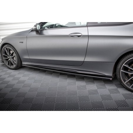 Kit carrosserie Maxton Design Mercedes-AMG C43 Coupé C205 restylée (2018-2022) : lame avant, bas de caisse, lame arrière