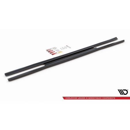 Kit carrosserie Maxton Design Mercedes-Benz Classe C W205 (2014-2018) : lame avant, bas de caisse, lame arrière