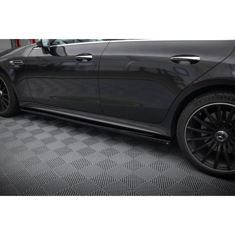 Kit carrosserie Maxton Design Mercedes-AMG GT 53 Coupé 4 portes X290 (2018-2023) : lame avant, bas de caisse, lame arrière