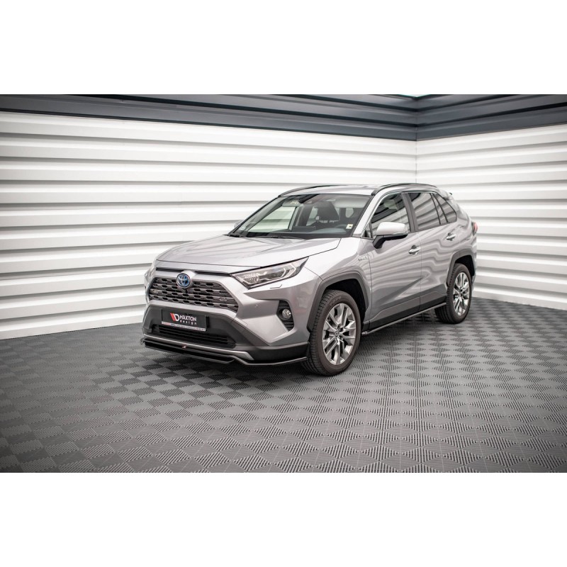 Kit carrosserie Maxton Design Toyota RAV4 Mk5 (2019-2022) : lame avant, bas de caisse, lame arrière, becquet
