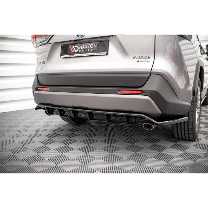 Kit carrosserie Maxton Design Toyota RAV4 Mk5 (2019-2022) : lame avant, bas de caisse, lame arrière, becquet