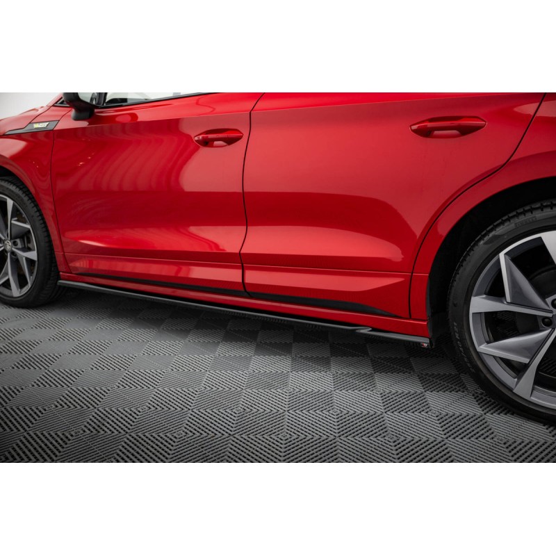 Kit carrosserie Maxton Design Skoda Enyaq Coupé iV RS (2022-2025) : lame avant, bas de caisse, lame arrière, becquet