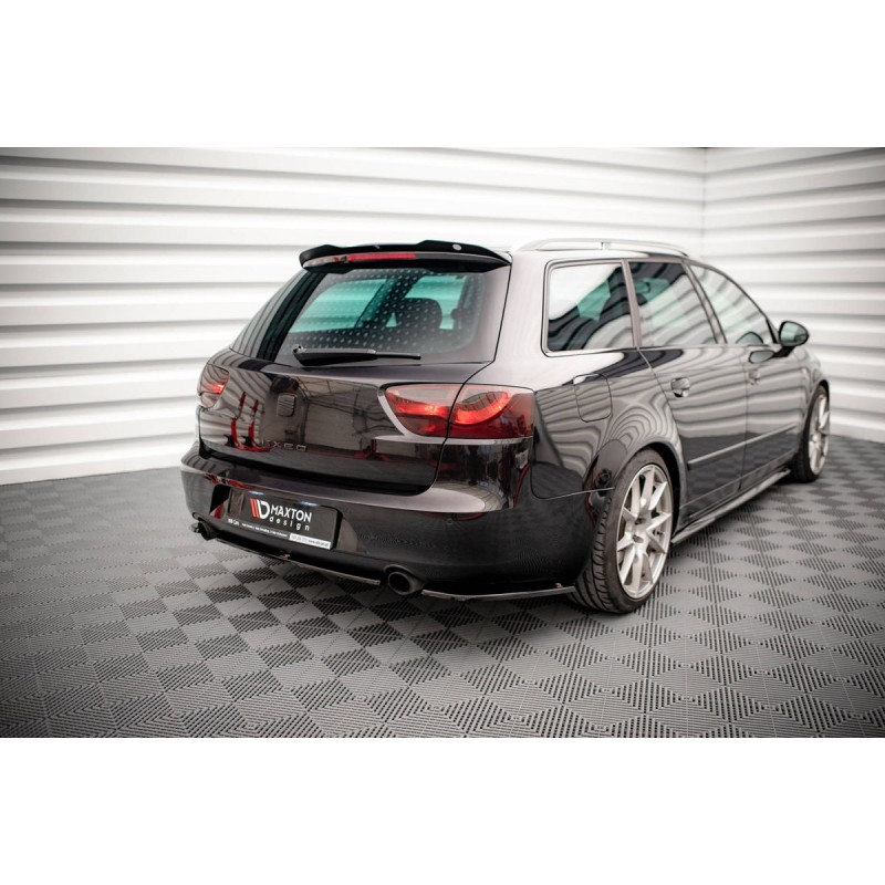 Kit carrosserie Maxton Design Seat Exeo ST (2008-2013) : lame avant, bas de caisse, lame arrière, lames arrière, becquet