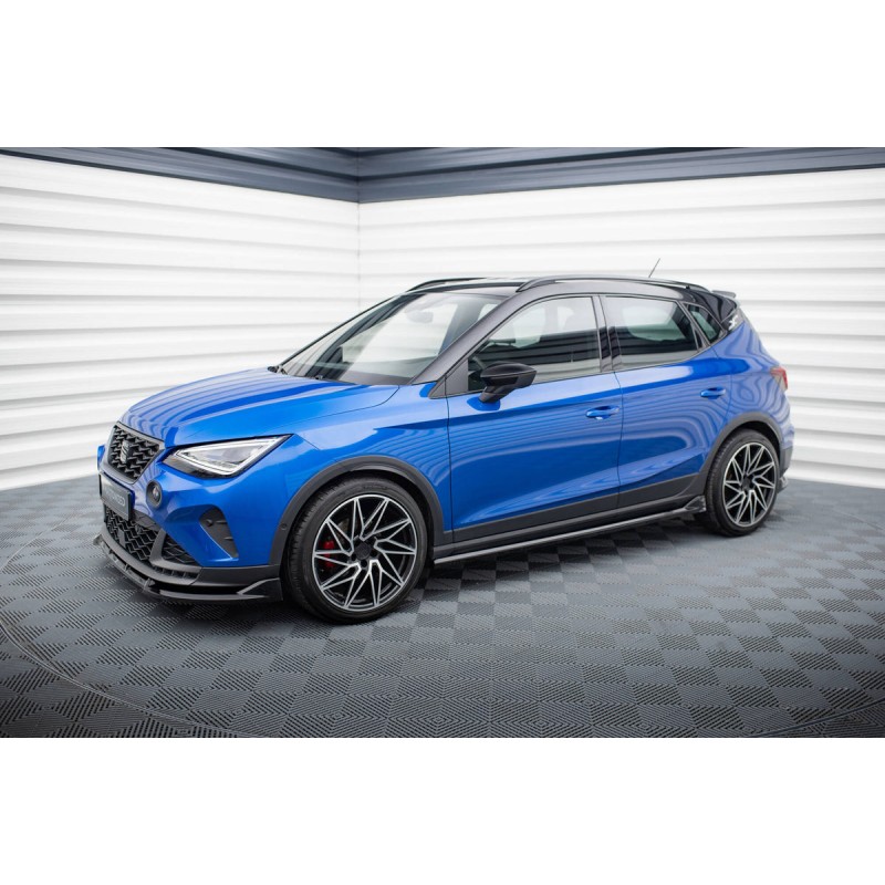 Kit carrosserie Maxton Design Seat Arona FR Mk1 restylée (2021+) : lame avant, bas de caisse, lame arrière, becquet