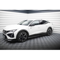 Kit carrosserie Maxton Design Peugeot 408 Mk1 (2021+) : lame avant, bas de caisse, lame arrière, becquet