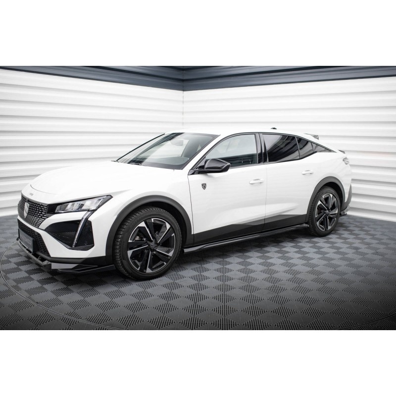 Kit carrosserie Maxton Design Peugeot 408 Mk1 (2021+) : lame avant, bas de caisse, lame arrière, becquet