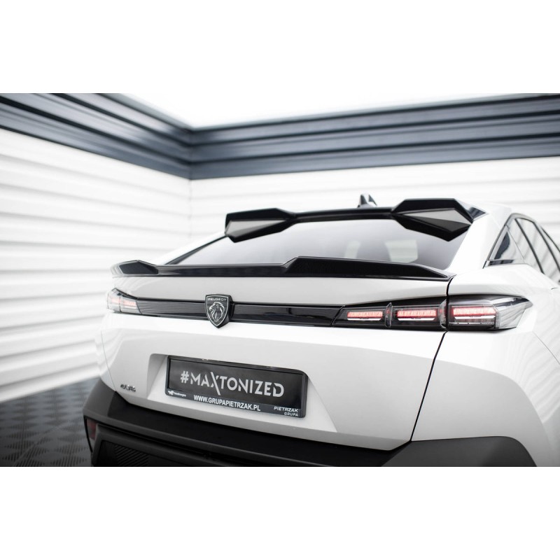 Kit carrosserie Maxton Design Peugeot 408 Mk1 (2021+) : lame avant, bas de caisse, lame arrière, becquet