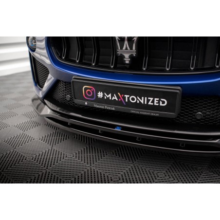Kit carrosserie Maxton Design Maserati Levante GTS Mk1 (2018-2024) : lame avant, bas de caisse, lame arrière, becquet