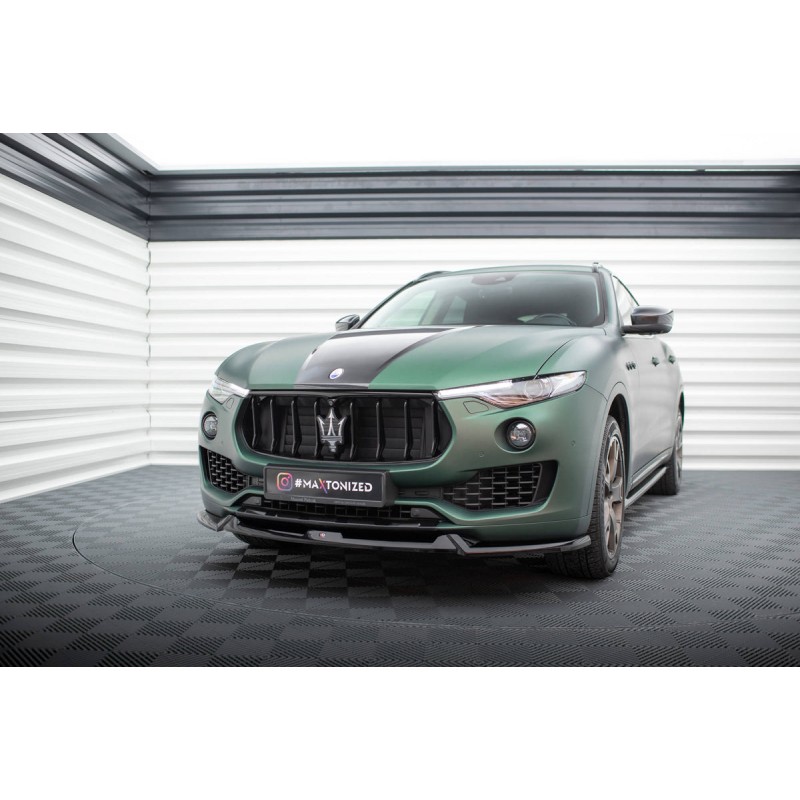 Kit carrosserie Maxton Design Maserati Levante Mk1 (2016-2024) : lame avant, bas de caisse, lame arrière, becquet