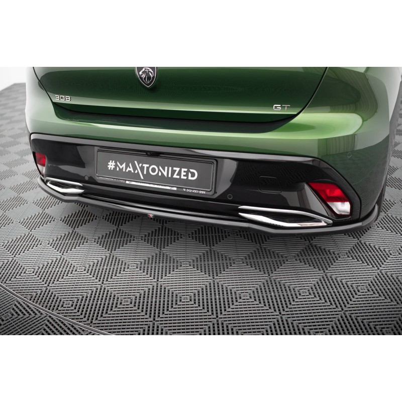 Kit carrosserie Maxton Design Peugeot 308 GT 5 portes Mk3 (2021+) : lame avant, bas de caisse, lame arrière, becquet