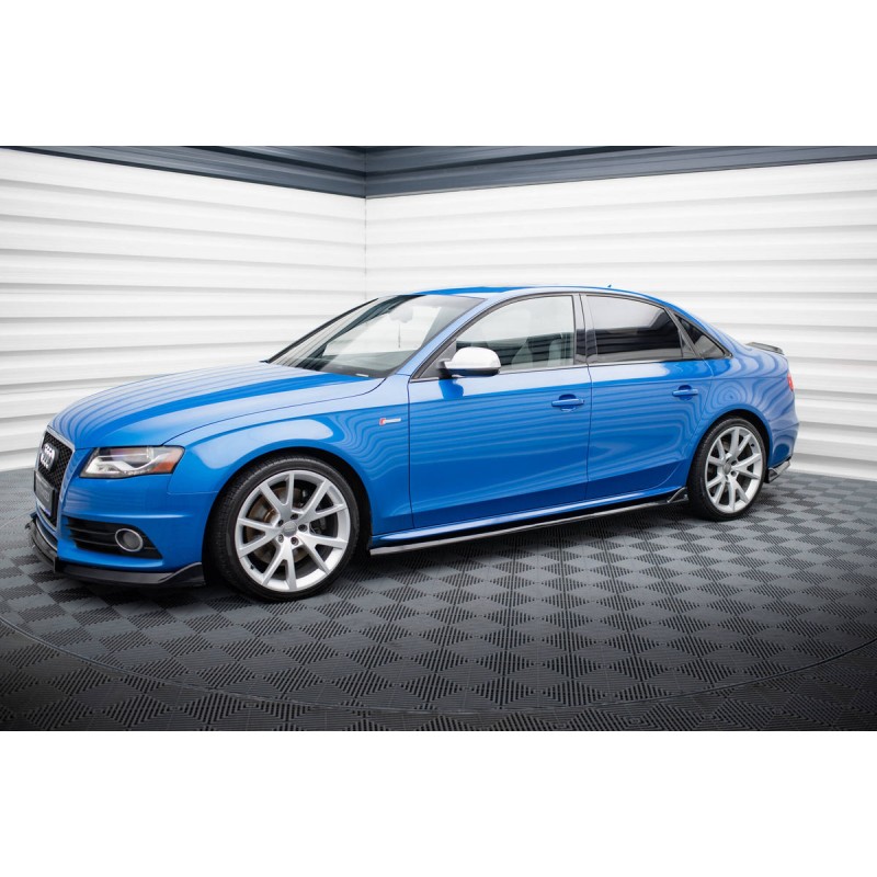 Kit carrosserie Maxton Design Audi S4 Berline B8 (2008-2011) : lame avant, bas de caisse, diffuseur arrière, lames arrière