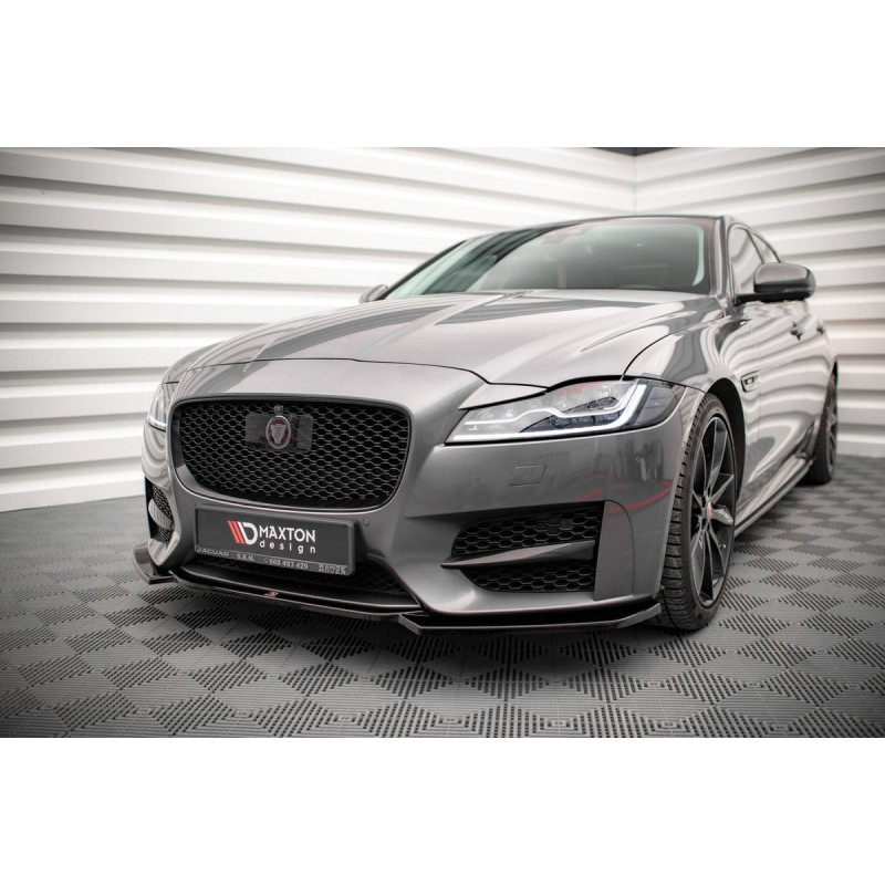 Kit carrosserie Maxton Design Jaguar XF R-Sport X260 (2015-2020) : lame avant, bas de caisse, lame arrière