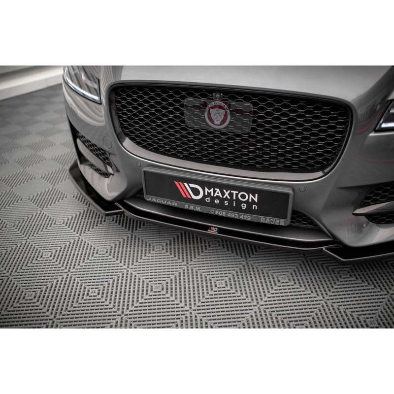 Kit carrosserie Maxton Design Jaguar XF R-Sport X260 (2015-2020) : lame avant, bas de caisse, lame arrière