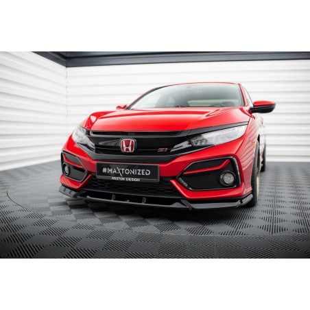 Kit carrosserie Maxton Design Honda Civic SI Mk10 (2017-2019) : lame avant, bas de caisse, lame arrière, becquet