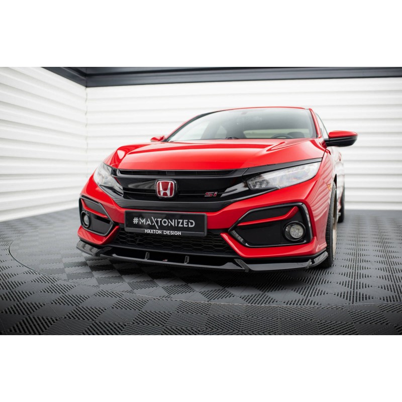 Kit carrosserie Maxton Design Honda Civic SI Mk10 (2017-2019) : lame avant, bas de caisse, lame arrière, becquet