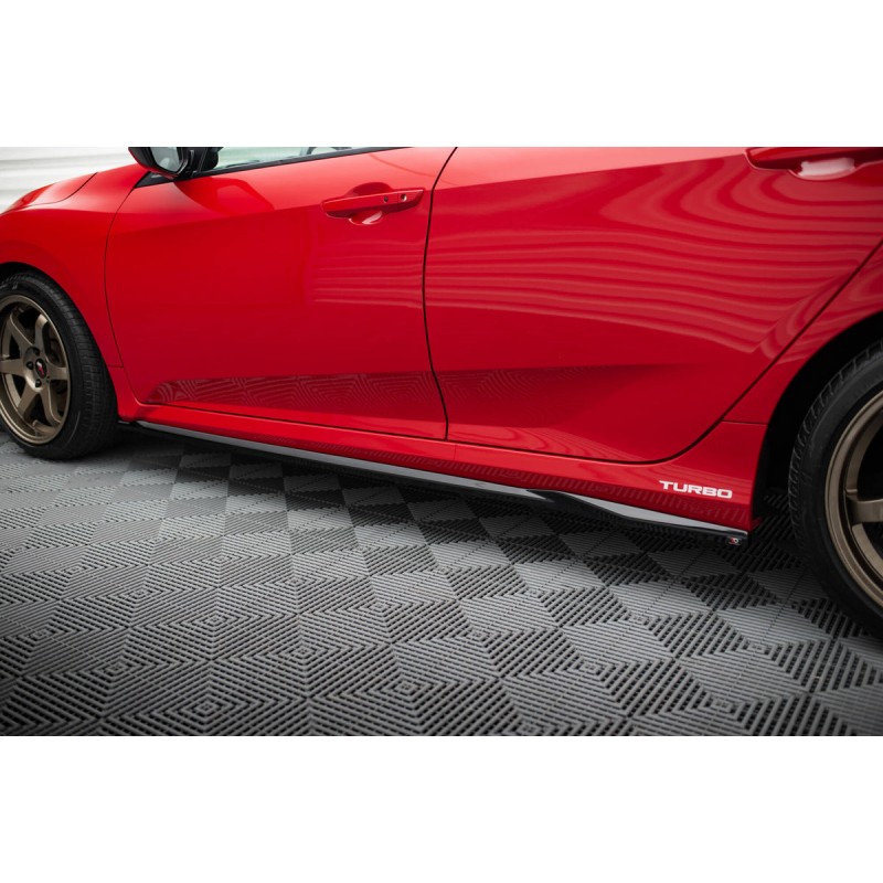Kit carrosserie Maxton Design Honda Civic SI Mk10 (2017-2019) : lame avant, bas de caisse, lame arrière, becquet