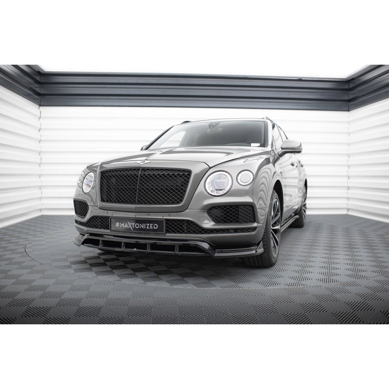 Kit carrosserie Maxton Design Bentley Bentayga Mk1 (2015-2020) : lame avant, bas de caisse, lame arrière, becquet