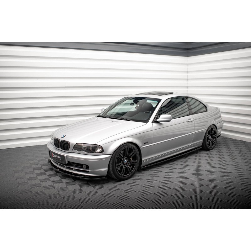 Kit carrosserie Maxton Design BMW Série 3 Coupé E46 (1998-2003) : lame avant, bas de caisse, lames arrière, becquet