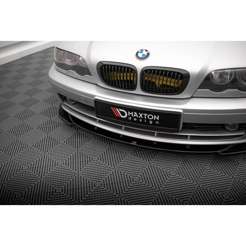 Kit carrosserie Maxton Design BMW Série 3 Coupé E46 (1998-2003) : lame avant, bas de caisse, lames arrière, becquet