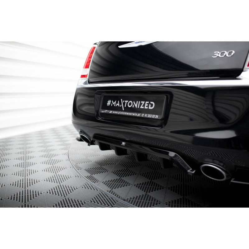 Kit carrosserie Maxton Design Chrysler 300 Mk2 (2011-2014) : lame avant, bas de caisse, lame arrière, lames arrière, becquet